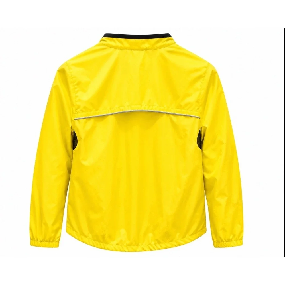 NIKE Womens Yellow Windbreaker Jacket 1/2 Zip‎ Pullover jacket Small 4-6 Swoosh